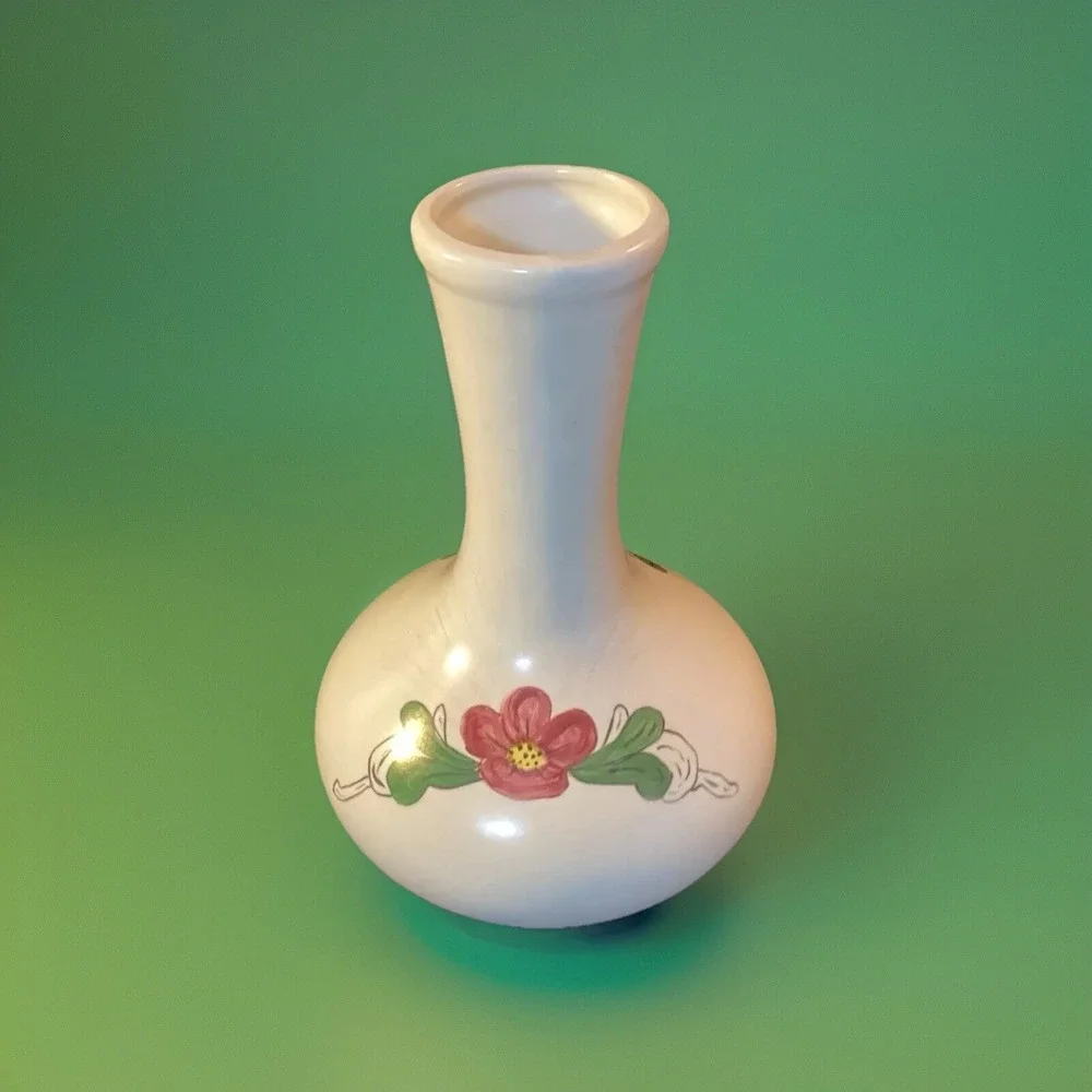 Vintage‎ Handpainted Ceramic Vase Signed by D. Smith-8